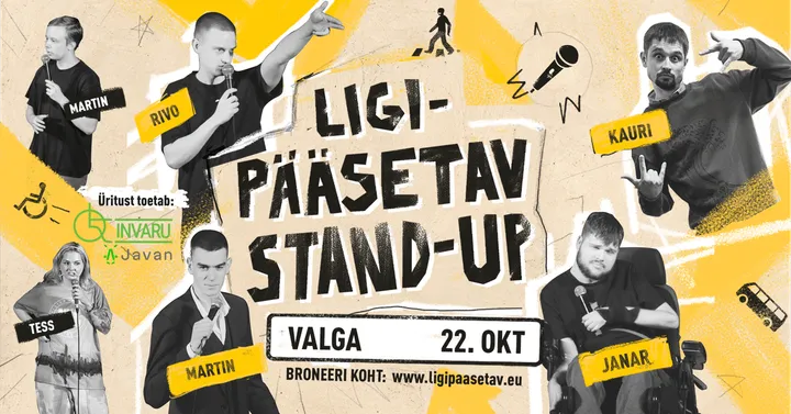 Valga TASUTA komöödia õhtu: “Ligipääsetav stand-up”