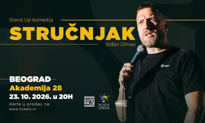 SRĐAN OLMAN - STAND UP SHOW "STRUČNJAK"