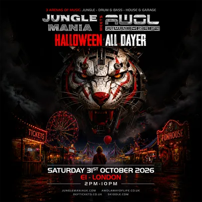 Jungle Mania meets AWOL Halloween - London