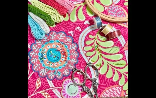 103: Floral Embroidery & Embellishment with Cheryl Clossin