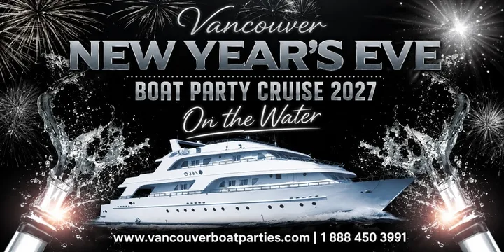 Vancouver New Year's Eve Boat Party Cruise 2027: On the Water