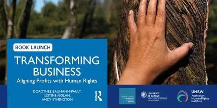 Geneva Book Launch - Transforming Business: Aligning Profits with Human Rights