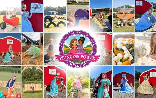 October 17th and 18th 10am-6pm: Thompson Farm Fall Festival featuring Princess Power Weekend