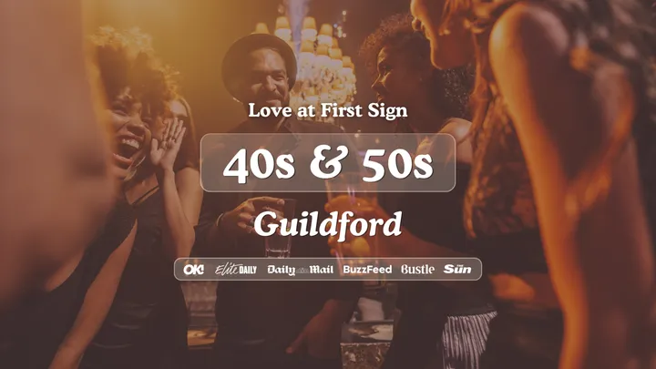 40s & 50s Singles Night at Turtle Bay Guildford | Love at First Sign