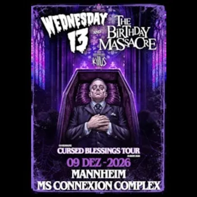 Wednesday 13 - Cursed Blessings Tour