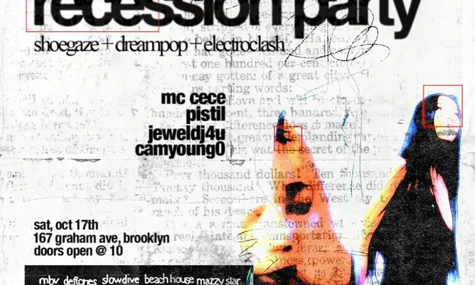 Recession Party: Shoegaze, Dreampop, Electroclash