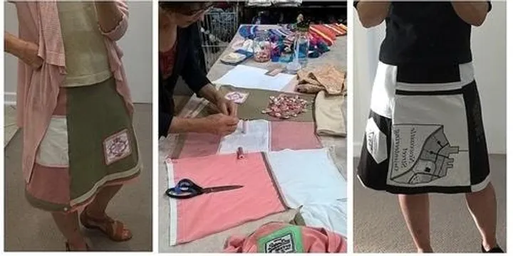 Upcycled T-shirt Skirts workshop @ Upcycle Newcastle
