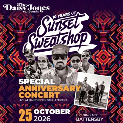 10 years of Sunset Sweatshop live at Daisy Jones