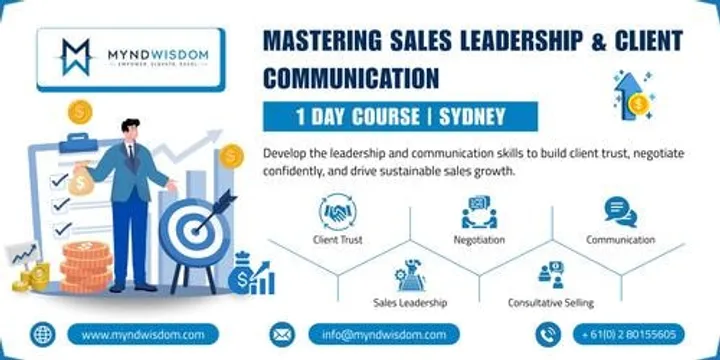 Mastering Sales Leadership & Client Communication: 1 Day Course | Sydney