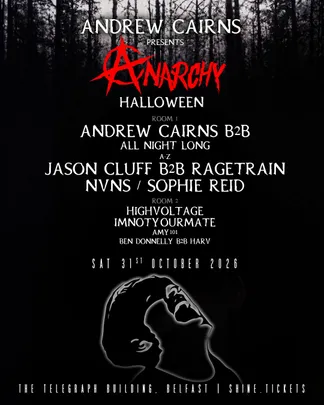 Andrew Cairns pres ANARCHY HALLOWEEN
