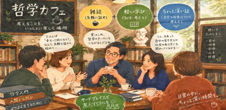 【現在3名参加】高校教員主催　第９回　哲学を学び始めたい人向け、哲学カフェ＋(軽い)哲学勉強会