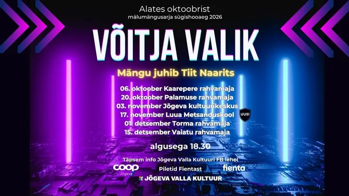 Mälumängusari VÕITJA VALIK_UUS hooaeg!