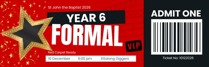 SJB Year 6 Formal