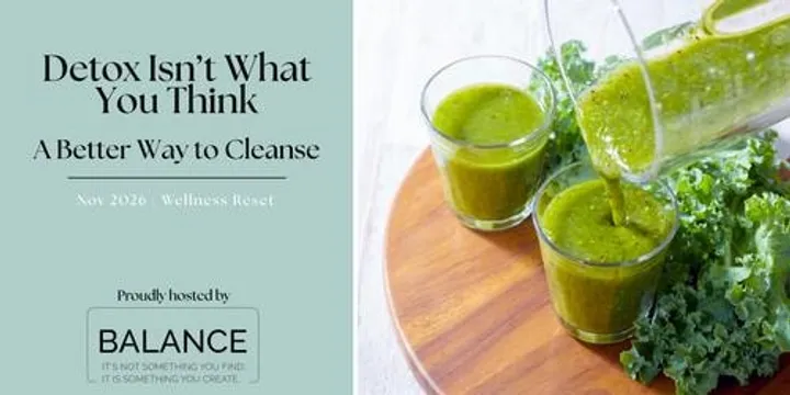 Detox Isn't What You Think - Redcliffe, Brisbane, Nov 2026