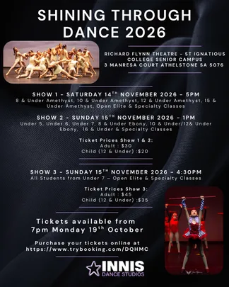 Innis Dance Studios Present "SHINING THROUGH DANCE 2026 "