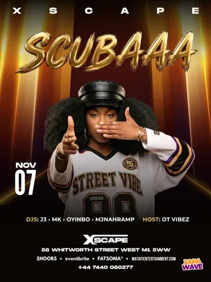 SCUBAAA PARTY - Afrobeats/HipHop/Amapiano/RnB/DanceHall