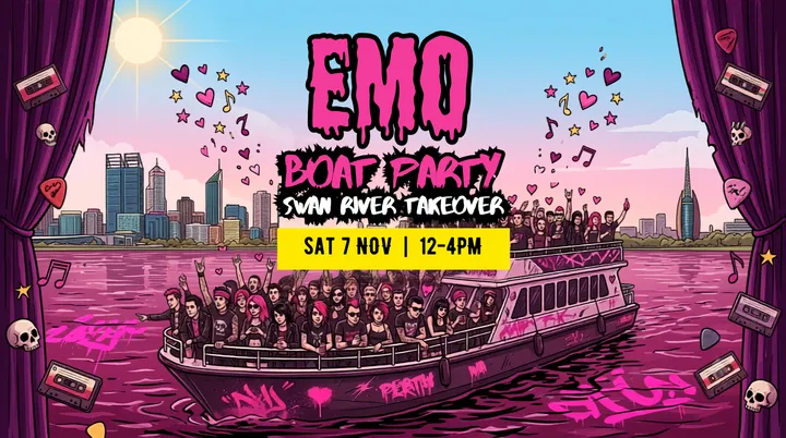 EMO Boat Party | Saturday 7 November | 12-4pm