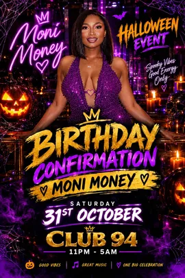 MONI’S MONEY BIRTHDAY