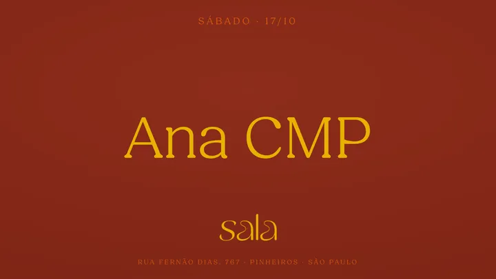 Sala recebe Ana CMP