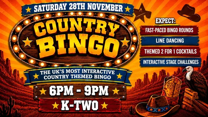 Country Bingo - Sat 28th Nov Nottingham
