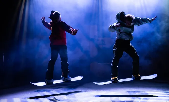 Snowboarďáci