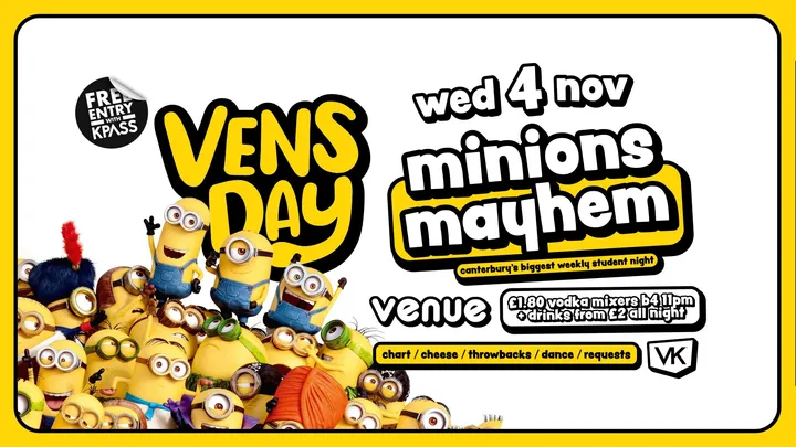VENSDAY 🍌 Minions Mayhem