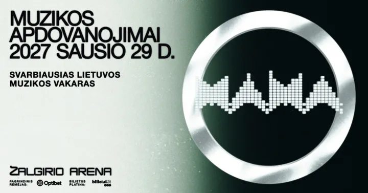 Metų muzikos apdovanojimai M.A.M.A. 2026