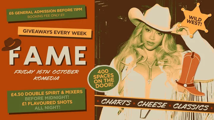FAME // WILD WEST // 400 SPACES ON THE DOOR!