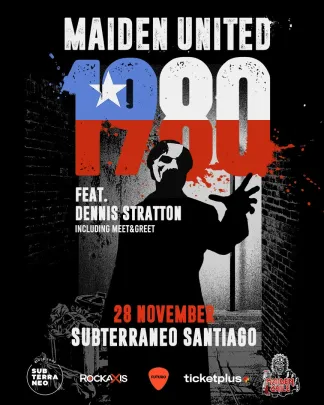 MAIDEN UNITED 1980 feat. DENNIS STRATTON ★ SÁBADO 28 NOVIEMBRE ★ Club Subterráneo