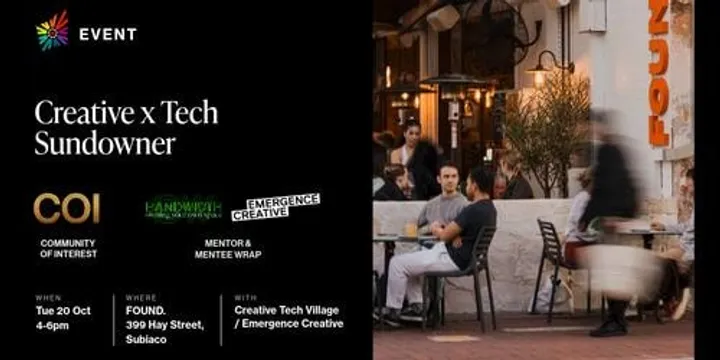 Community of Interest: Creative x Tech Sundownder