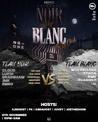NOIR OR BLANC: THE DJ CLASH