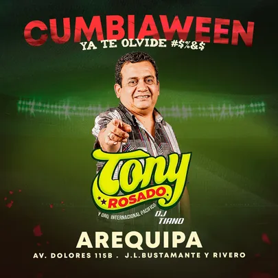 Cumbiaween con Tony Rosado en Disco Club Qatar, Arequipa