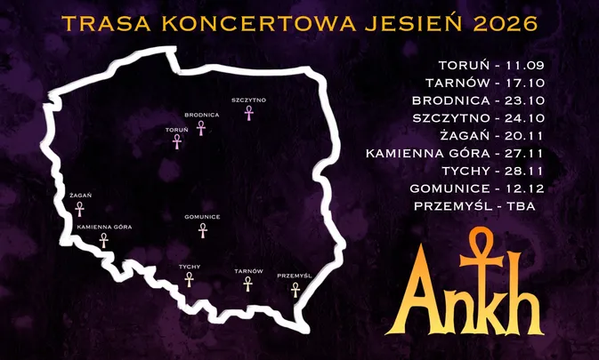 ANKH – Z Wiatrem | Jesienna Trasa 2026 I ŻAGAŃ