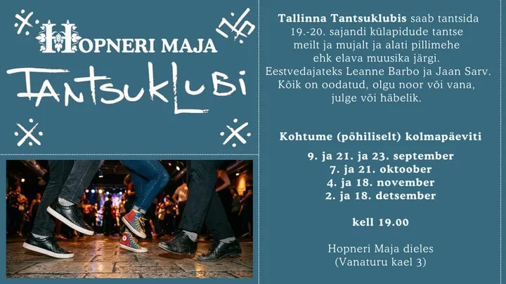 Tallinna Tantsuklubi Hopneri majas