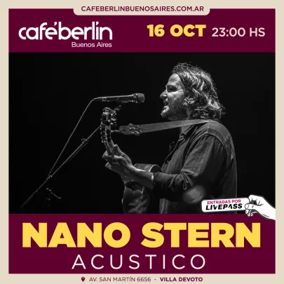 Nano Stern en Café Berlín