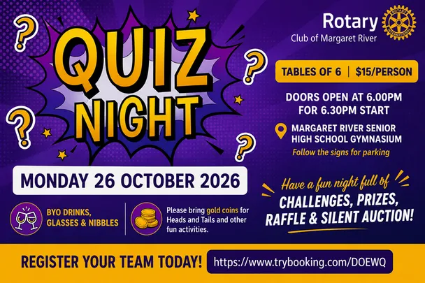 Rotary Margaret River Quiz Night
