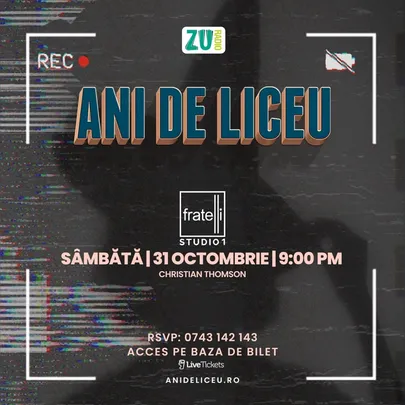 ANI DE LICEU – Halloween Edition ✩ FRATELLI Studio