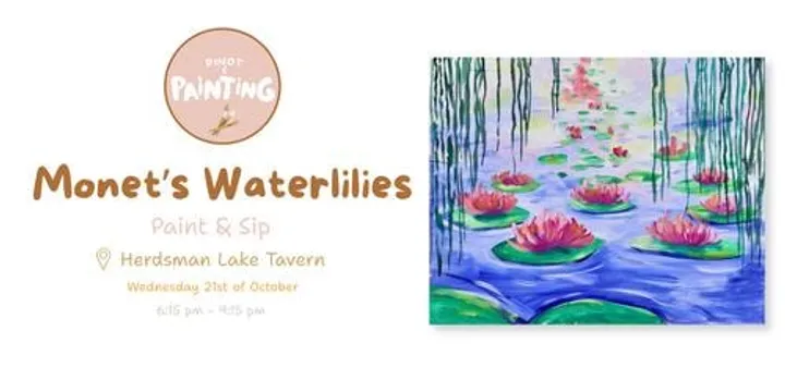 Monet's Waterlilies Paint & Sip @ Herdsman Lake Tavern