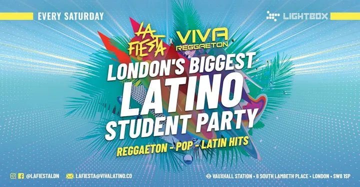 La Fiesta - LONDON'S MOST DIVERSE, BIGGEST AND CRAZIEST PARTY!