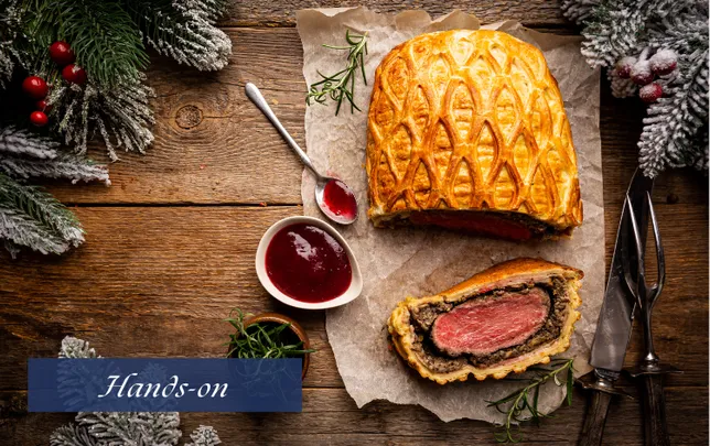 Couples in the Kitchen: Beef Wellington & Curated Red Wine Tasting