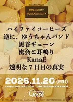 [ハイファイコーヒーズ×Goith共同企画 SUPER GHOST KAMIKAZE ATTACK vol.30]