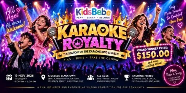 🎤 KidsBebe Karaoke Royalty