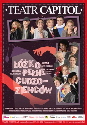 ŁÓŻKO PEŁNE CUDZOZIEMCÓW - spektakl w gwiazdorskiej obsadzie