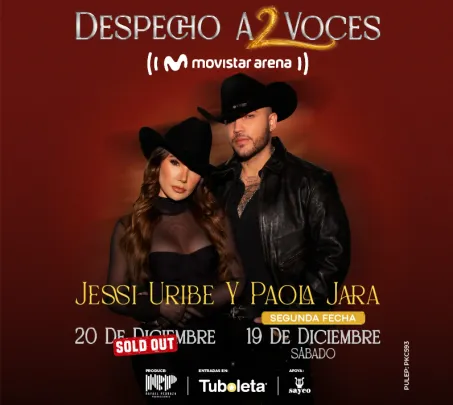DESPECHO A 2 VOCES | JESSI URIBE & PAOLA JARA - SEGUNDA FECHA
