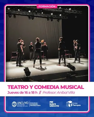 TALLERES NAVE UNCUYO 2026 TEATRO Y COMEDIA MUSICAL Profesor Aníbal Villa