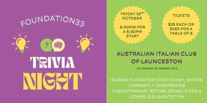 2026 Foundation33 Trivia Night