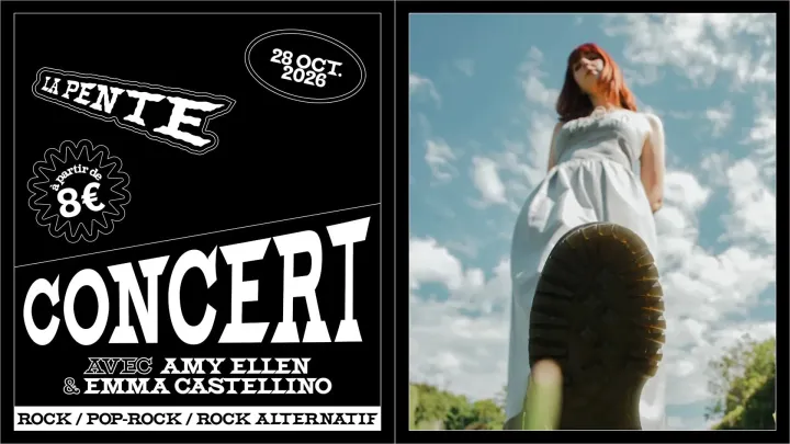 CONCERT : Amy Ellen & Emma Castellino [pop-rock / rock alt]