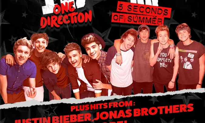 One Direction vs. 5 Seconds of Summer dance party
