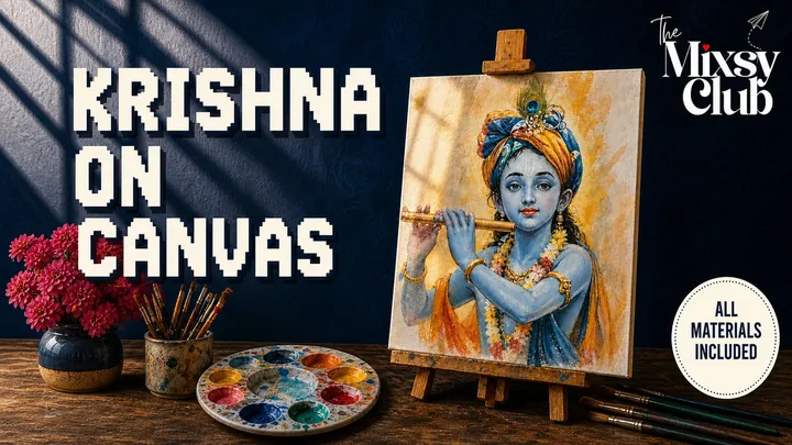 Krishna on Canvas