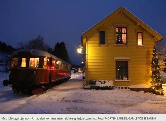 Gamle Vossebanen - Juletog med motorvogn - 28. november 2026